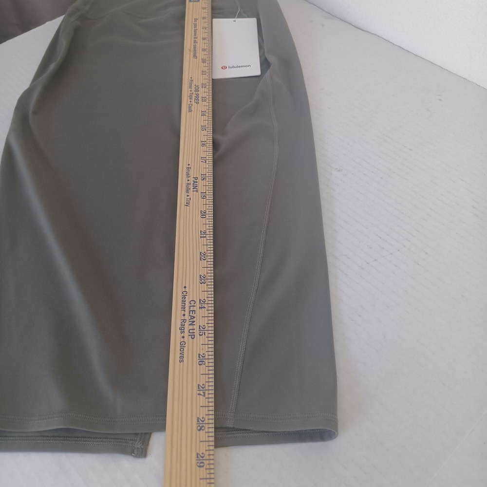 lululemon Nulu Slim-Fit HR Skirt Women 4 Army Green Asia Design Edition LW8AH0S - Picture 6 of 7